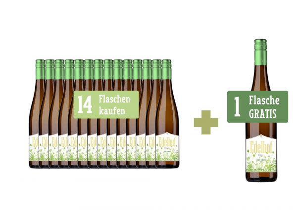 WeinPaket Cuvée Zukunft – 14 Flaschen + 1 Flasche gratis dazu!